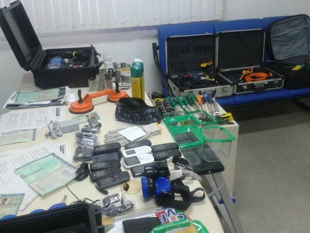 Líder de quadrilha que arrombou mais de 50 caixas eletrônicos é preso