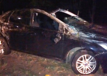 Mais um acidente no trecho Santaluz/Queimadas envolve cinco pessoas em um veículo