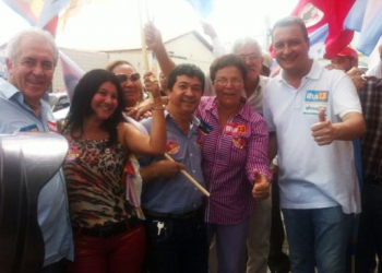 Domingo de carreata entre candidatos do PT e aliados no interior do estado