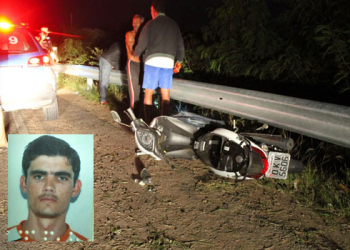 Motociclista morre depois de bater em guar-rail na BA 411 trecho Barrocas/Serrinha