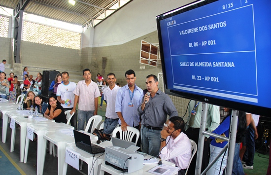 Nome do responsável com endereço e numero residencial apareciam no painel visível para todos