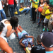 Coité – Colisão envolvendo motos deixa passageira ferida na Praça do Fórum