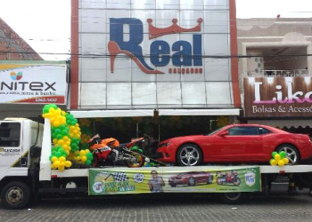 Real Calçados realiza sorteio do Camaro e moto 600 cc neste sábado; saiba como vai acontecer