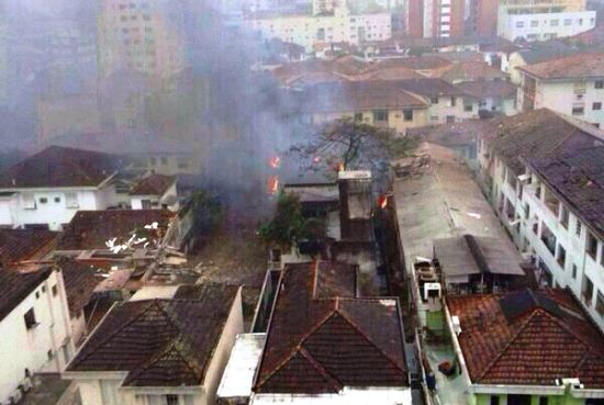 Calila Noticias divulga imagens da queda do avião que matou Eduardo Campos
