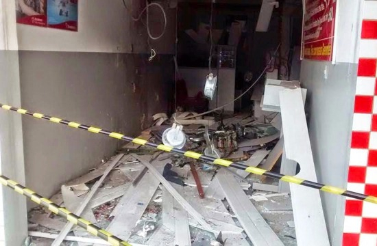 BRADESCO de Pintadas: mais um terminal destruído por explosivos