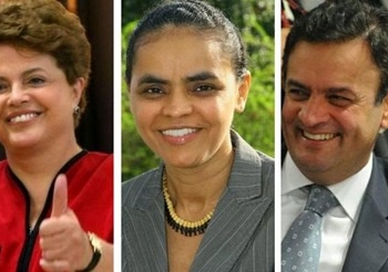 Pesquisa Datafolha aponta Marina empatada tecnicamente com Aécio; Dilma lidera