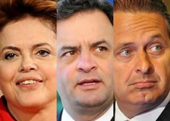 IBOPE – Dilma se mantém em primeiro; Aécio e Eduardo Campos crescem 1% cada