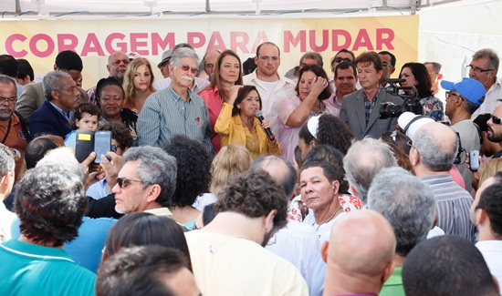 Lídice inaugura comitê central de campanha e propõe governo de integração econômica e social
