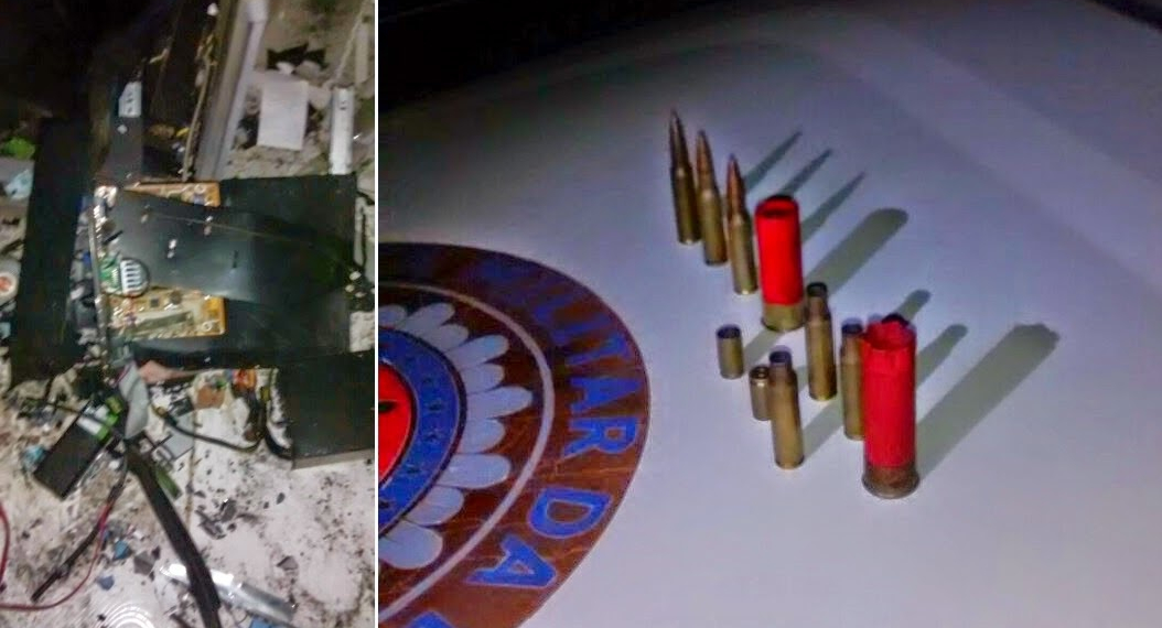 Bandidos explodem caixa eletrônico do Banco do Brasil do Distrito de Pilar em Jaguarari