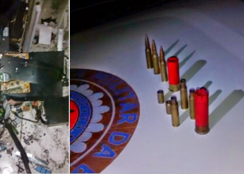 Bandidos explodem caixa eletrônico do Banco do Brasil do Distrito de Pilar em Jaguarari