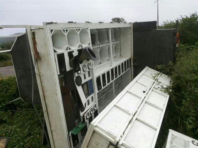 Paredão do Alcione tomba no trecho Serrinha/Coité