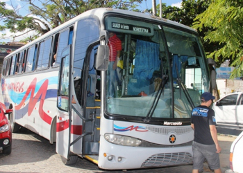 Ônibus da São Mateus com itinerário Salvador/Nordestina é assaltado em Serrinha