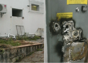 Grupo invade agência bancária e tenta arrombar cofre; dinheiro não foi levado
