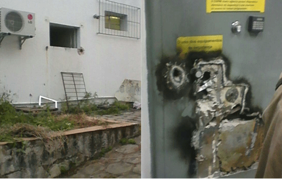 Grupo invade agência bancária e tenta arrombar cofre; dinheiro não foi levado