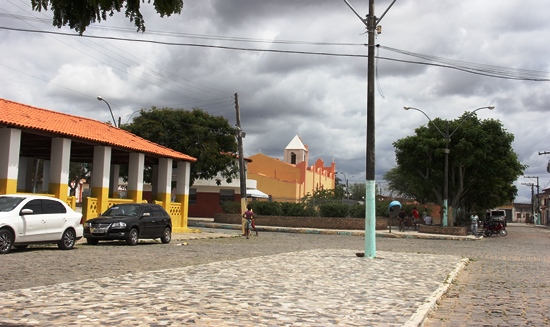 O centro da cidade não parece está em clima eleitoral.