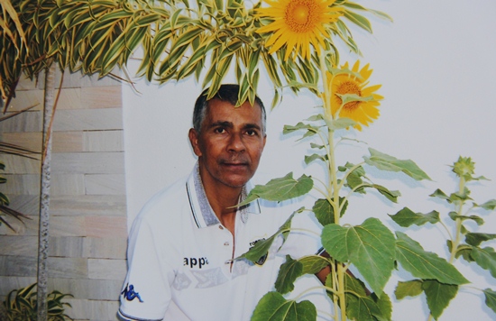 O Girasol, sua flor preferida lhe acompanhou até a sepultura