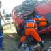 Carreteiro morre em capotamento na BR 116 trecho Santo Estevão/ Feira de Santana