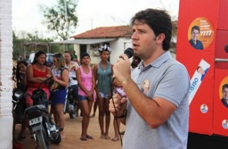 Luiz Argôlo em recente visita a Retirolândia onde foi apoiado por Sandro da Vargem.