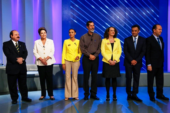 Último debate antes do 1º turno é marcado por tensão entre candidatos a presidente