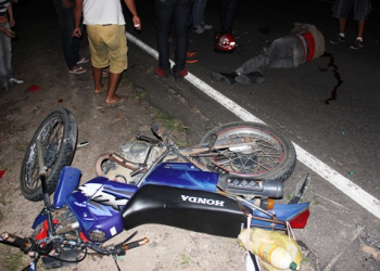 Motociclista é encontrado caído no meio da pista da BA 409 próximo ao entroncamento de Ichu