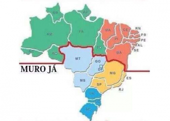 Deputado propõe separação de São Paulo e ex-secretário fala em construção de muro