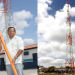 Peças de torre de telefonia caem a pouco metros do escritório da EMBASA; outras peças ameaçam cair