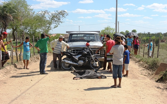 Motociclista morador de São Domingos, morre em acidente na zona rural de Coité