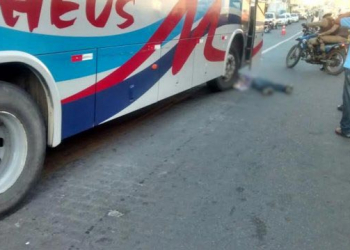 Idoso é atropelado e morto por ônibus em Feira de Santana