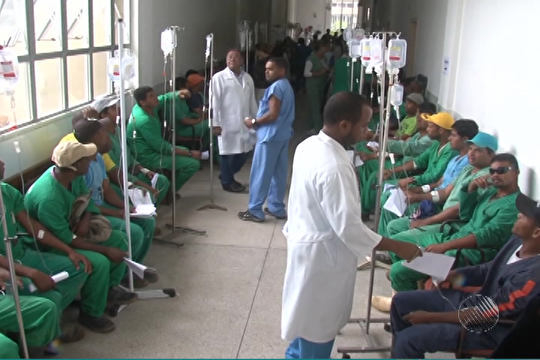 Sessenta trabalhadores passam mal após almoço em Itabuna