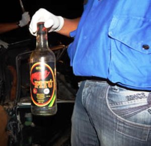 Litro de Pitu encontrado no Monza