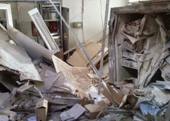Serra Preta – Bandidos explodem caixa eletrônico do Bradesco