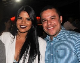 Ao lado da esposa Poliana prefeito Zenonzinho curtiu mais uma grande festa.