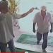 Aposentado ignora ladrão armado e entra em supermercado durante assalto; vídeo