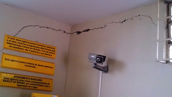 Rachadura em destaque