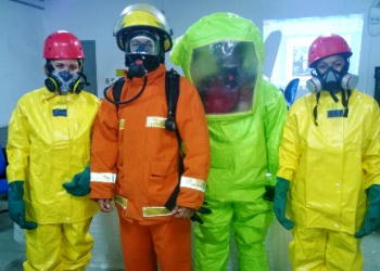 Brigada Voluntária Anjos da Vida conhece técnicas de resgate quimico e certifica participantes
