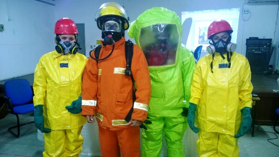 Brigada Voluntária Anjos da Vida conhece técnicas de resgate quimico e certifica participantes