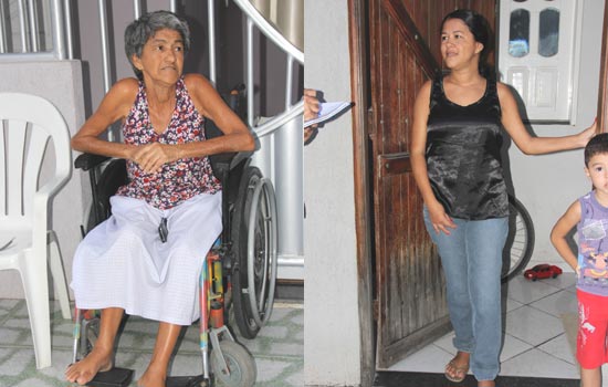 Mãe e filha, sofrem o mesmo drama. A filha disse que a uma esperança na cura pela celula tronco que ainda está em estudo.