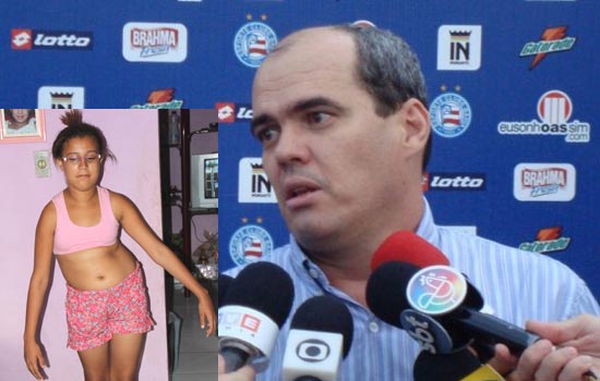 Médico do Esporte Clube Bahia deverá fazer cirurgia da garota Rebeca Larissa; mãe não vai precisar vender casa