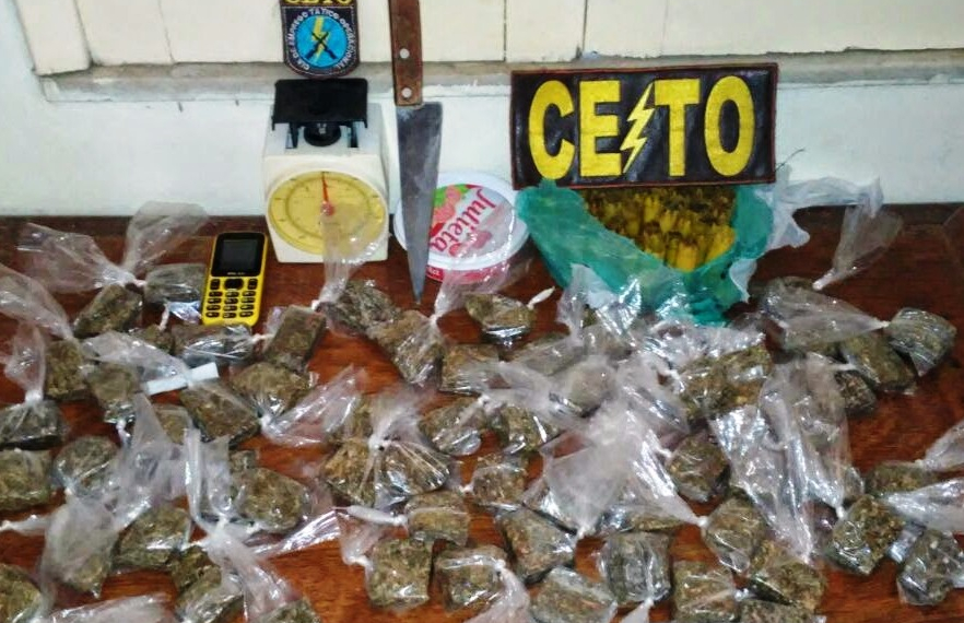 Adolescentes são apreendidos com maconha em Araci