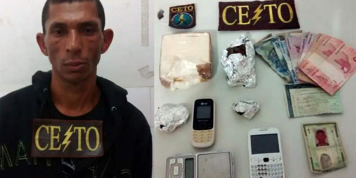 Homem é preso por tráfico de drogas