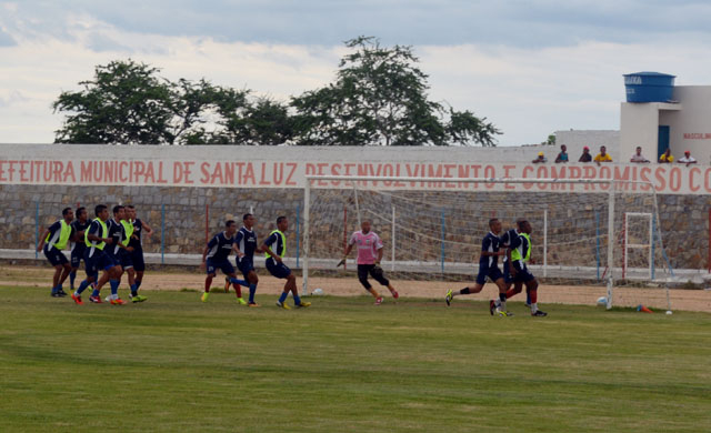 Santaluz faz último treino antes da final do Intermunicipal