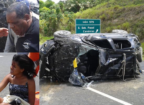 Flagrante – CN registra quatro acidentes na BR 324 em cerca de 30 minutos; um deles envolveu coiteense