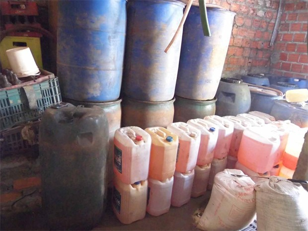 Quatro são presos com combustível adulterado em Conceição do Jacuípe