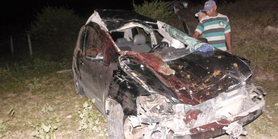 Barrocas – Acidente na BA 411 deixa motorista e cavaleiros feridos