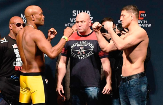 Anderson Silva é pego em antidoping feito antes de luta contra Diaz