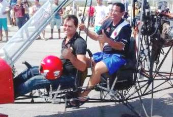 Homem realiza voo com avião de fabricação caseira entre Valente e Retirolândia