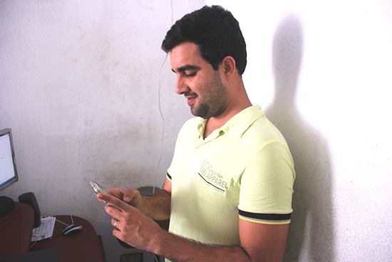 Binho aprovou a praticidade e gostou da rapidez depois do pedido.