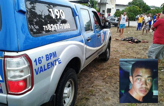 Homem executado em Valente havia sido preso na noite anterior em Santaluz
