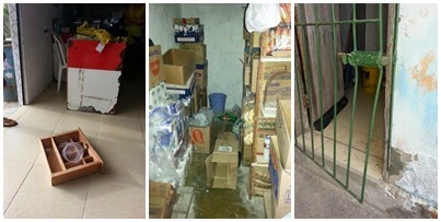 Ladrões furtam mercadinho na zona rural