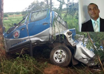 Policial militar morre em capotamento de viatura na BR 020
